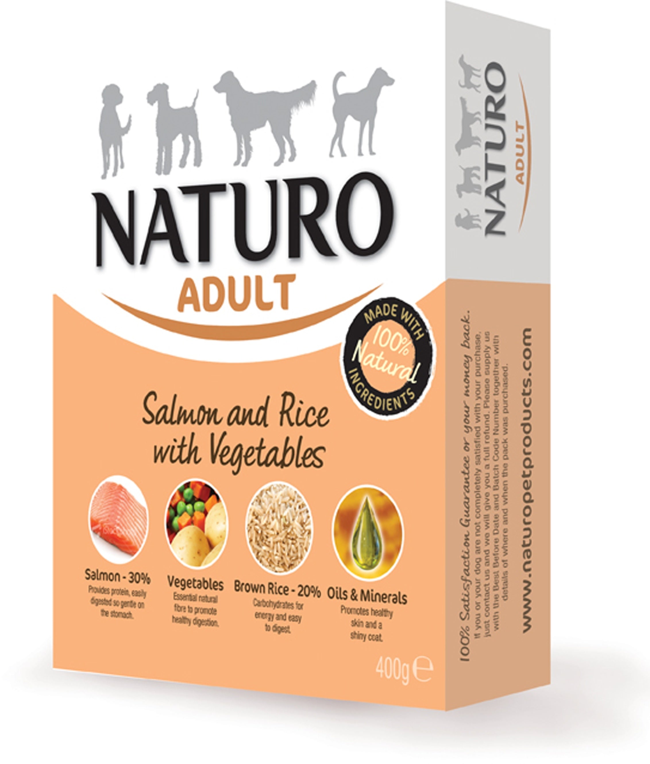 Naturo salmon hotsell dog food