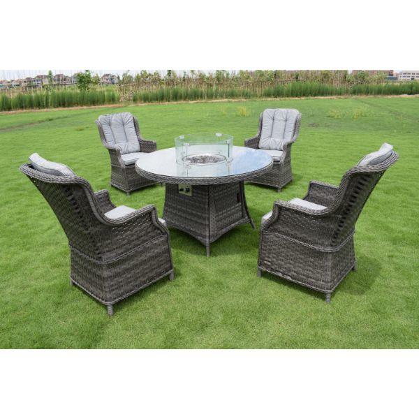 Round rattan chair deals outdoor