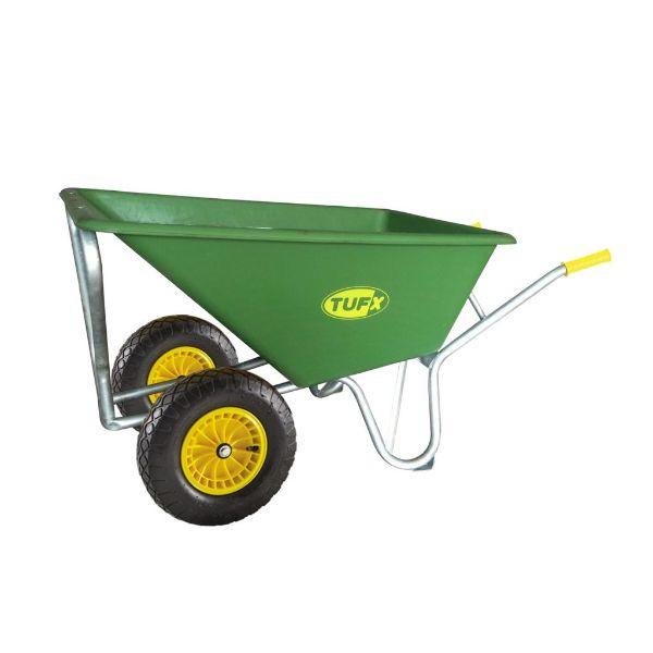 TUFX AGRI PRO 160L TWIN WHEELBARROW Co Op Superstores