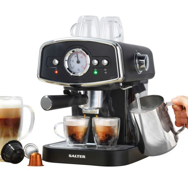 Bene Casa 3 Cup Electric Espresso Maker, Detachable Base for Cordless  Serving, Automatic Espresso Maker 1 to 3 Cup Automatic 