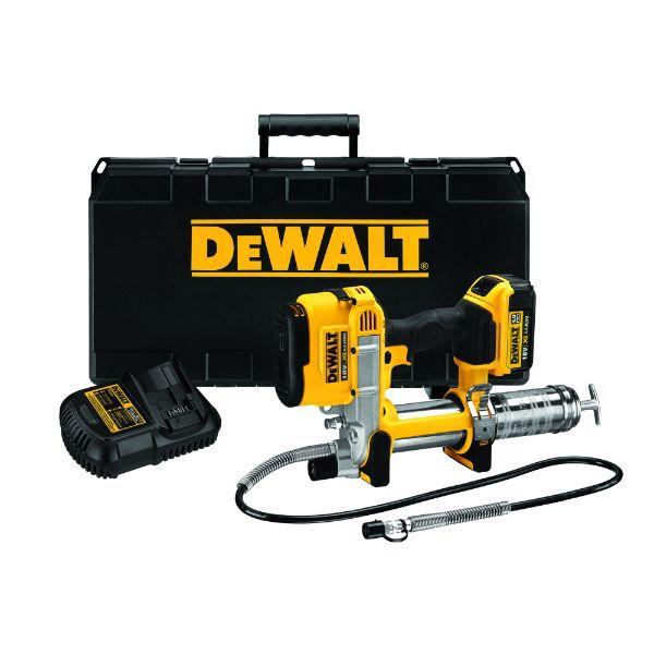 Dewalt 18V Grease Gun comes with 1 X 4Ah Li Ion Batt Pack Fast