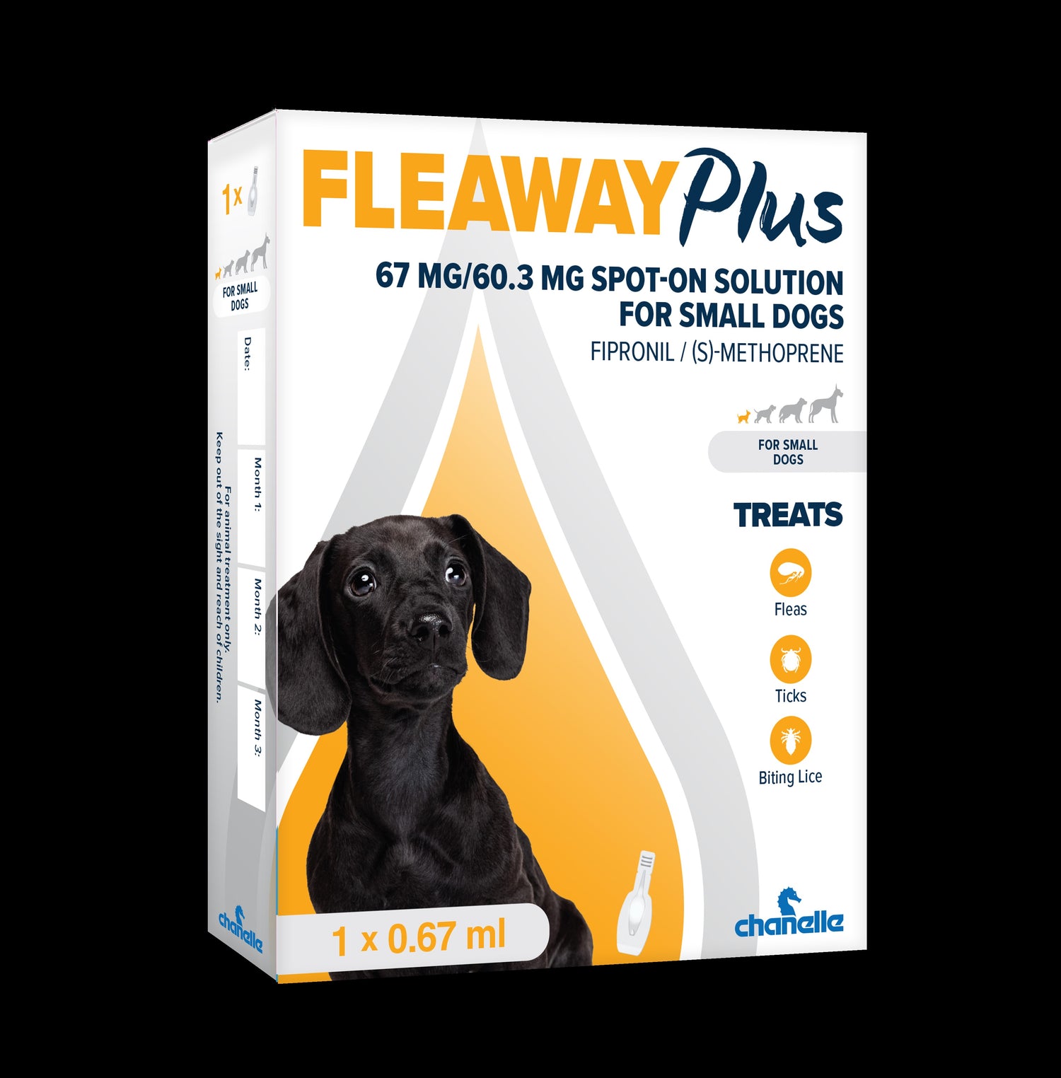 Fleaway Plus Small Dog 67mg 1&