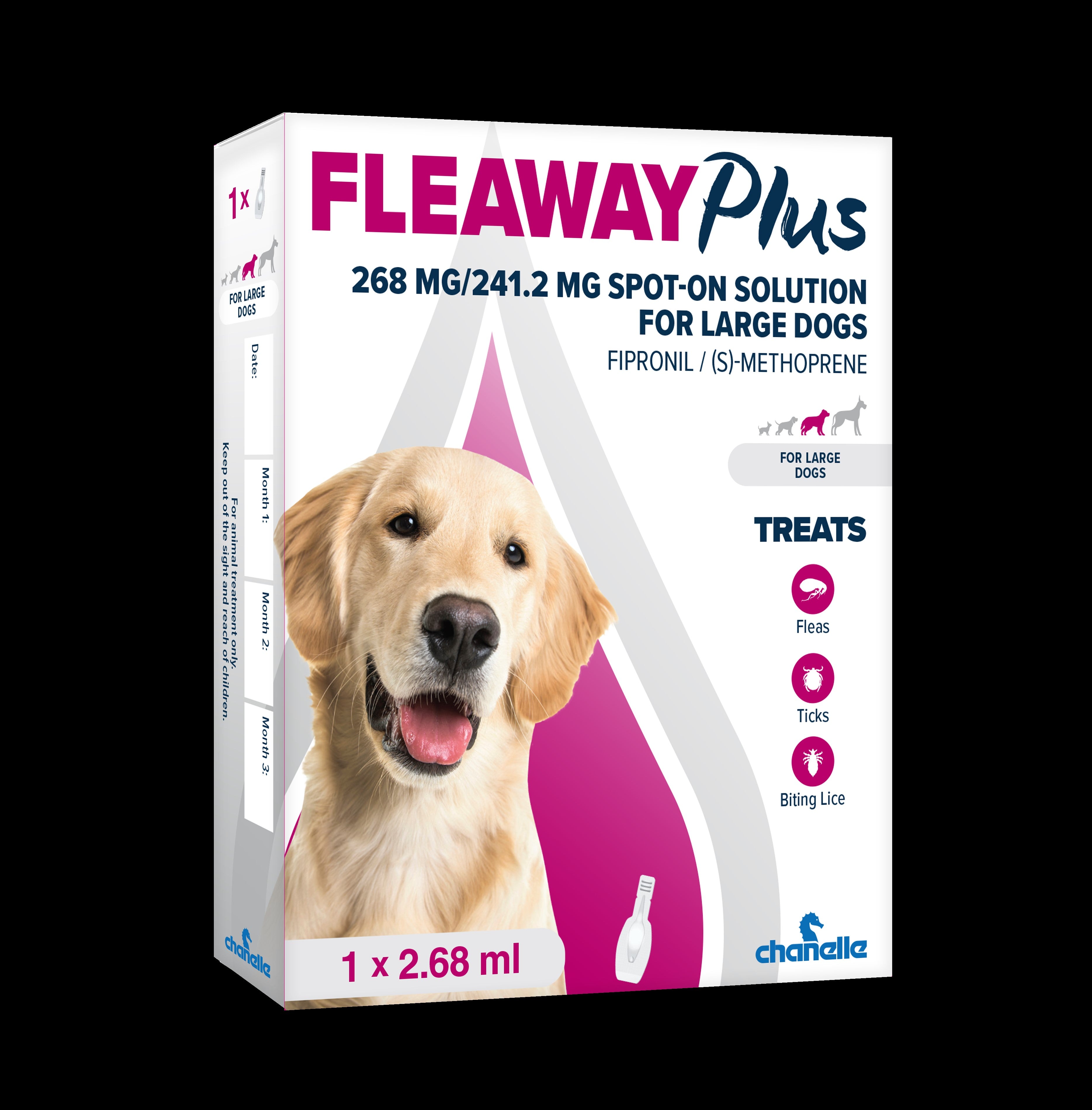 Fleaway Plus - Large Dog 268mg 1&