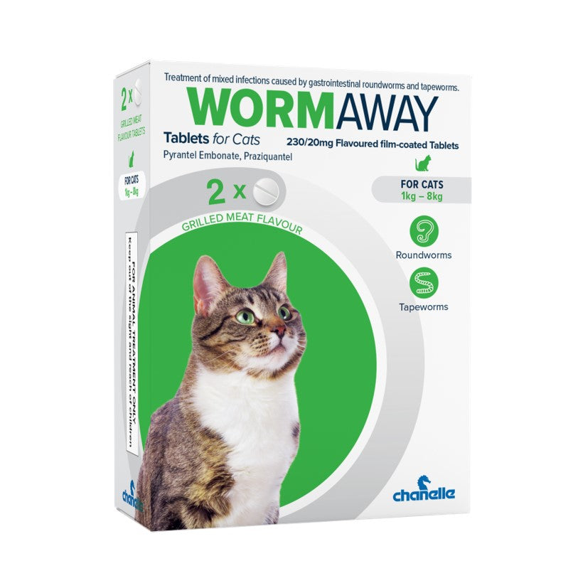 Wormaway Cat Tab - 2&