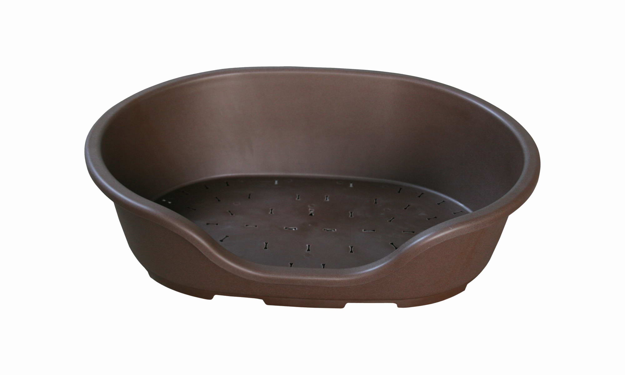 Chanelle Plastic Pet Bed Brown