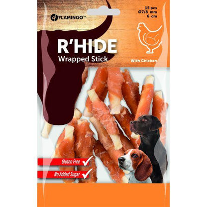 Rawhide Stick With Chicken 6cm