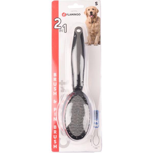 Bristle &amp; Pin Brush 2 In1 for your dogs grooming