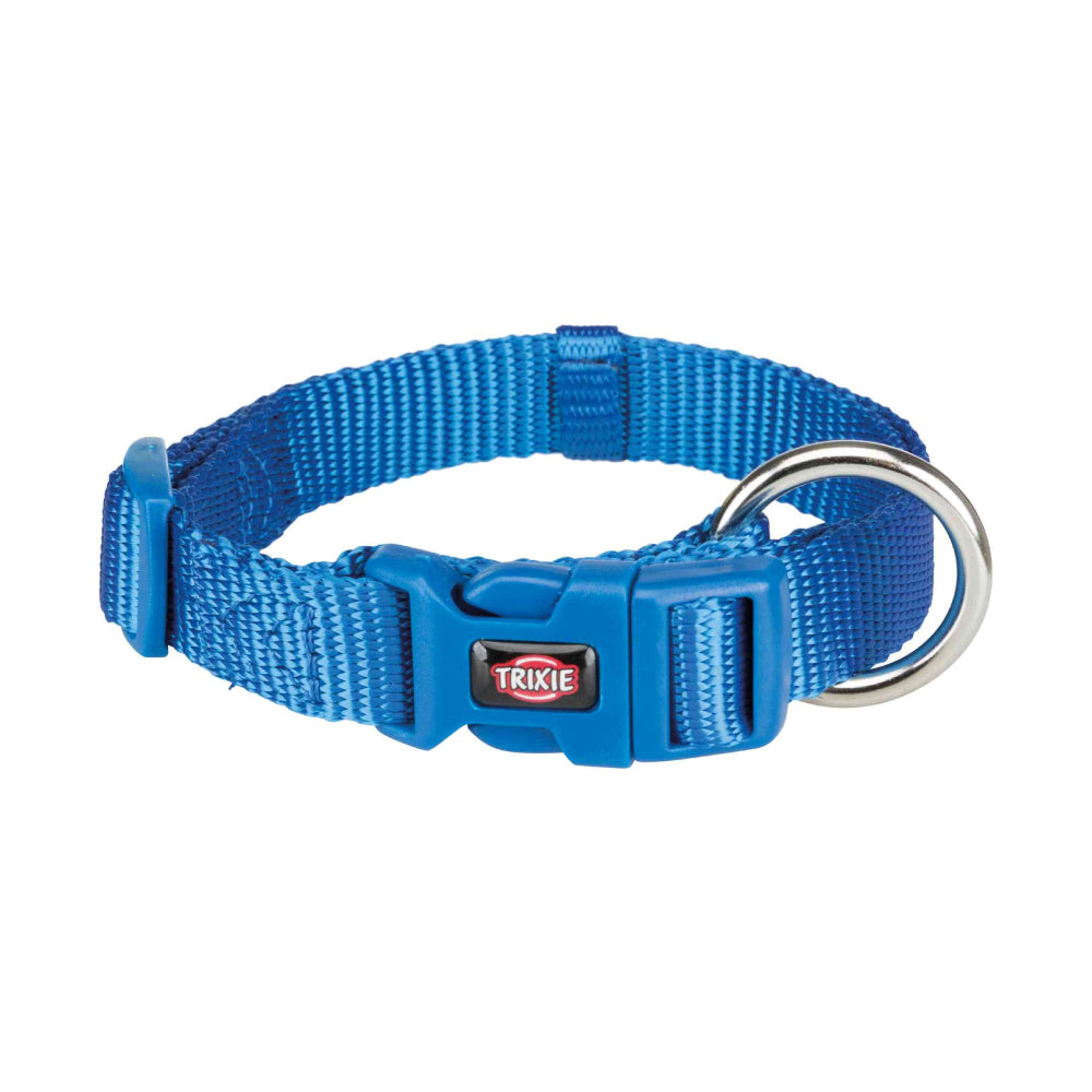 Premium Blue Dog Collar M-L  35-55cm x 20mm