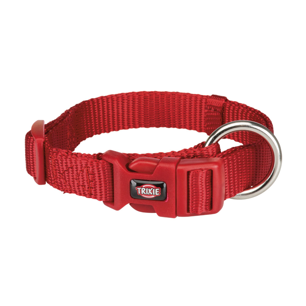 Premium Red Dog Collar M-L 35-55mx20mm