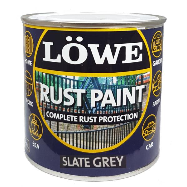 Lowe Metal &amp; Machinery Paint Slate grey 500ml