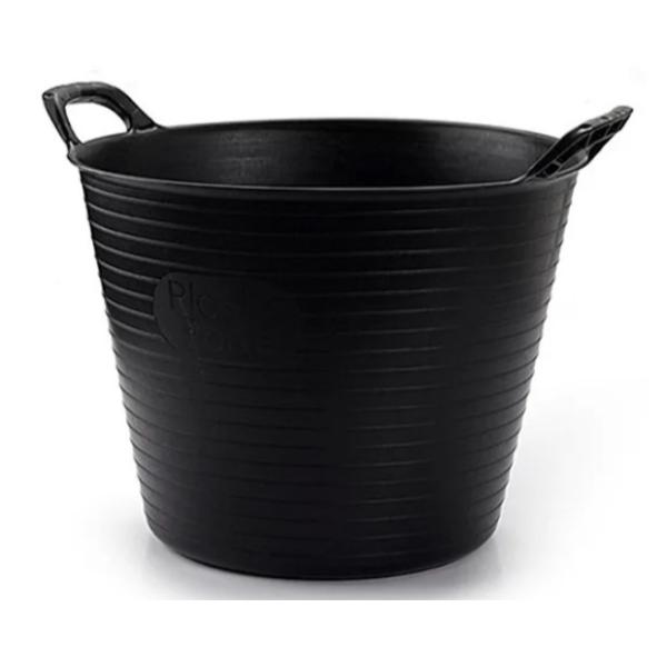 Plastic Forte Extra Large Flexible Tub 56L Black