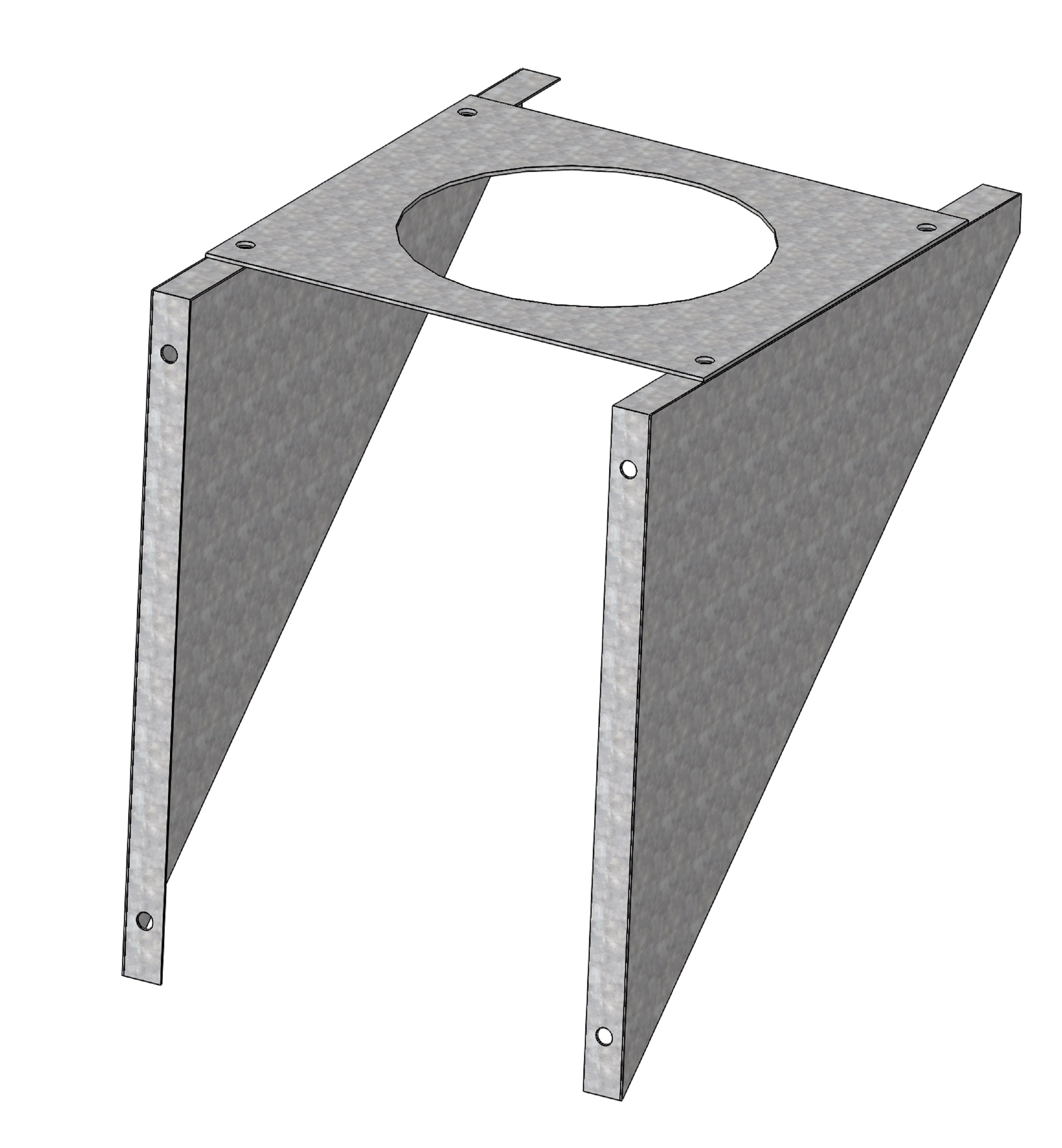 Mi Flues System 2 150MM Twin Wall Base Wall Support