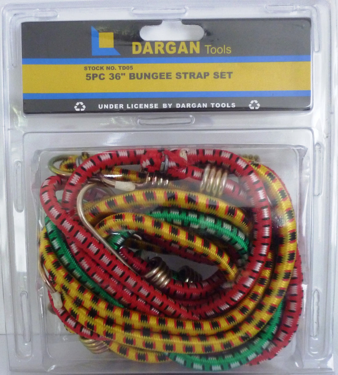 Dargan 5 Pce 36&quot; Bungee Strap Set