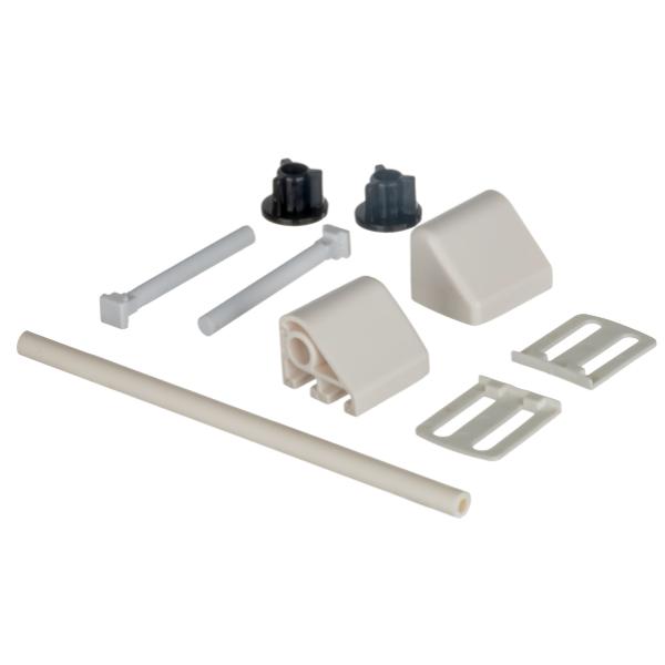 White WC Seat Hinge Set Epsh