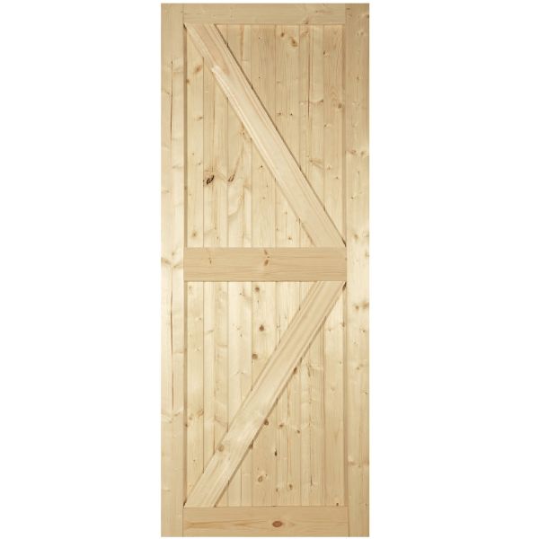 Indoors Camden Framed Ledged And Braced Door 78X30