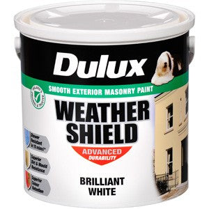 Dulux Weathershield - 2.5L - Brilliant White