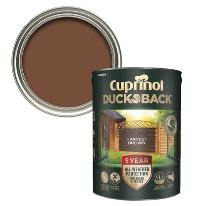 Cuprinol Ducksback Harvest Brown 5L