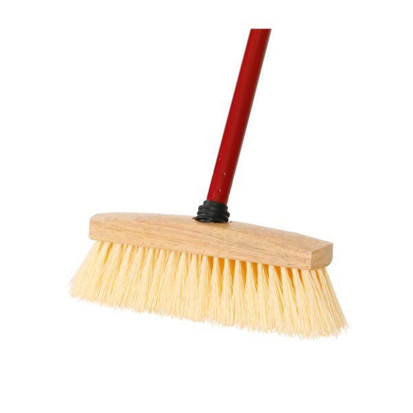 Dosco Junior Stiff Broom &amp; Metal Handle - Red