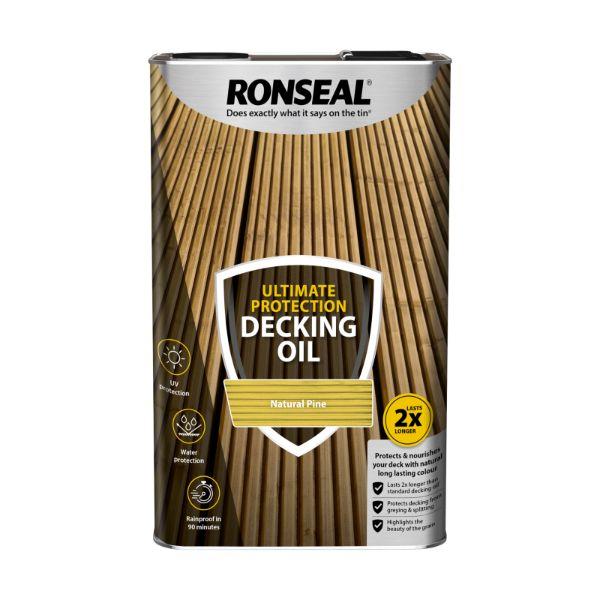 Ronseal Ultimate Decking Oil Natural Pine 5Lt