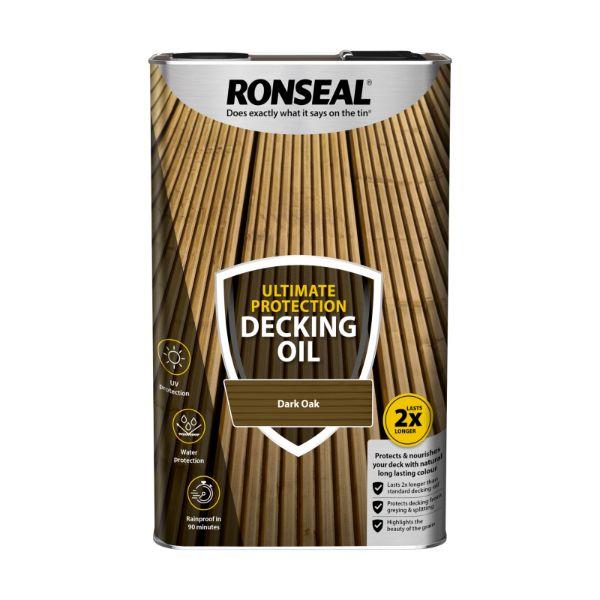 Ronseal Ultimate Decking Oil Dark Oak 5Lt