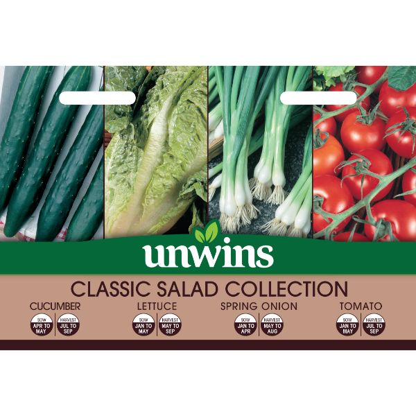 Unwins Seed Packet Salad Classic Collection