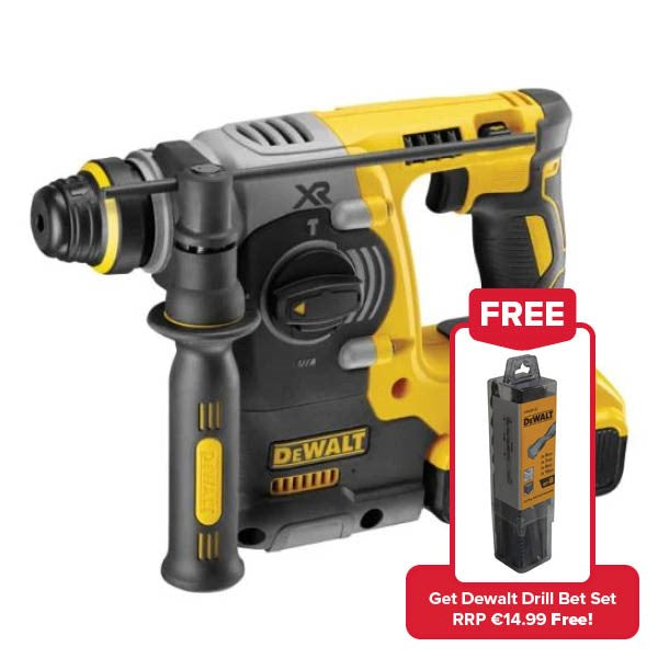 Dewalt XR Brushless SDS Plus 3 Mode Hammer Drill 18V With 2 x 5.0Ah Li-ion