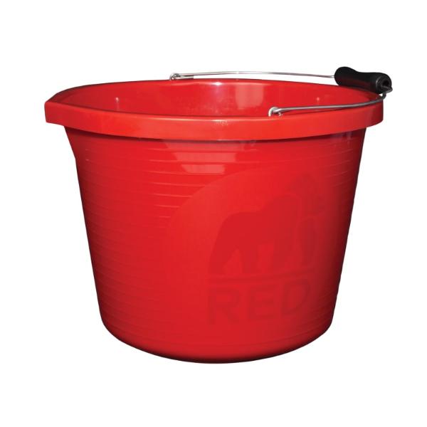 Gorilla Premium Bucket 14 litre (3 gallon) Red