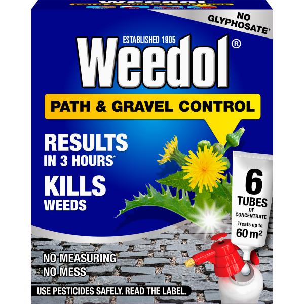 Weedol Path &amp; Gravel Weed Control Tubes 6-Pack