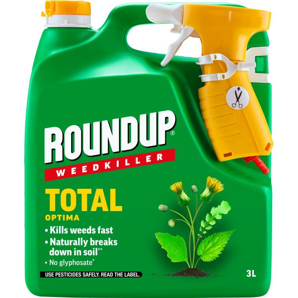 Roundup Total Optima Weedkiller Rtu 3 Litre