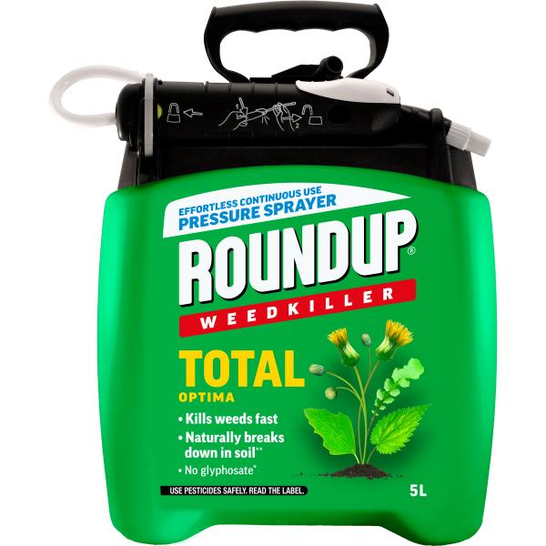 Roundup Total Optima Pump &amp; Go Pump 5 Litre