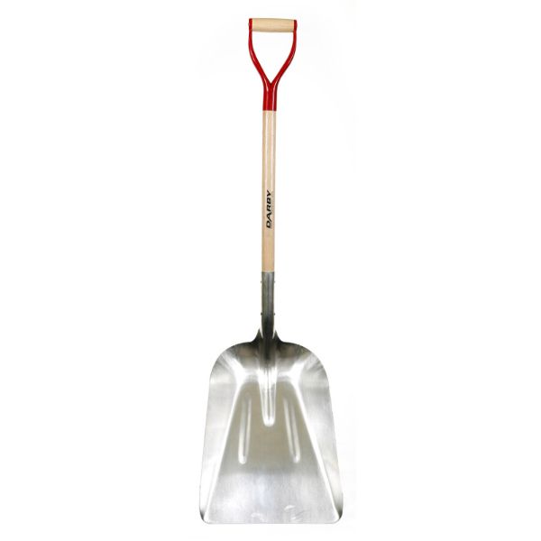 Darby Os Aluminium Grain Shovel Steel D Grip