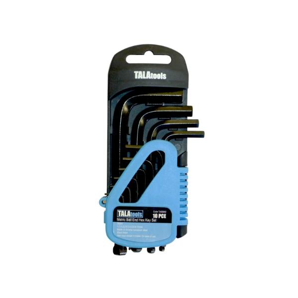 Tala 10 Piece  Metric Hex Key Set