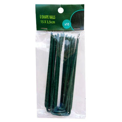 Artificial Grass Fixing Pegs U Shape 10Per Pack