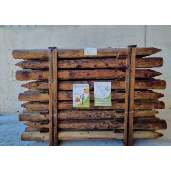 Propost Peeled Fence Post Brown (1.6m) 5&