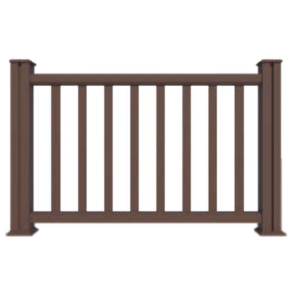 Teranna Railing Kits Composite Decking Dark Coffee/Dark Brown