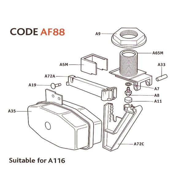 Drinking Bowl (Af88) Valve Assembly Double