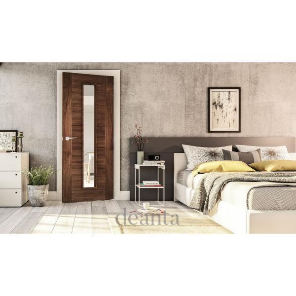 Deanta HP16G Walnut Door (Unglazed) 80 x 34