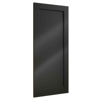 Deanta Shaker style Solid Black Door.  78 x 28