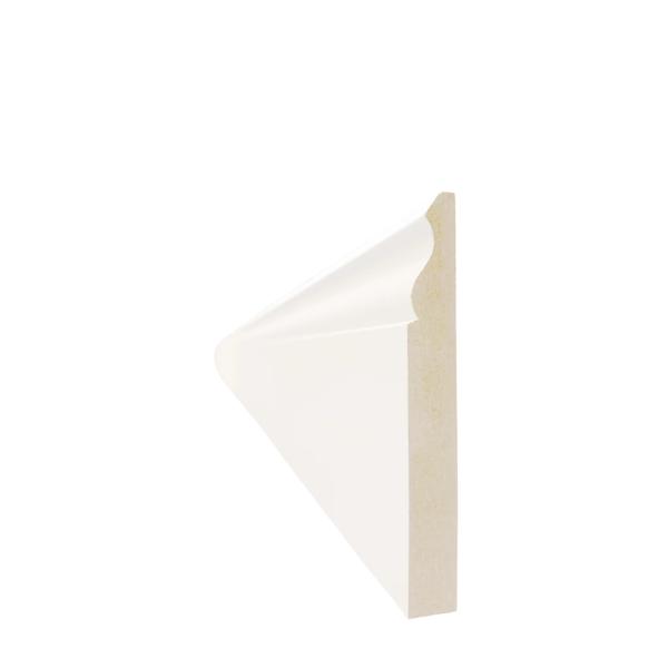 Canadia Ogee White Primed MDF Skirting 18x144x5400mm