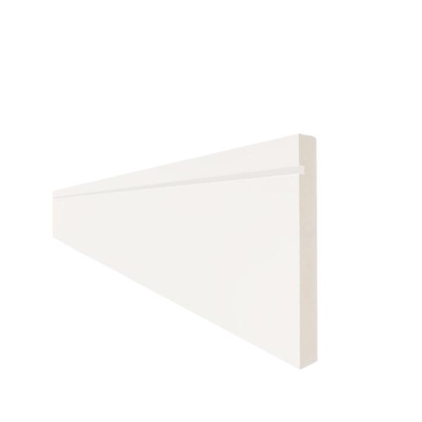 Canadia Shaker White Primed MDF Skirting 18x144x5400mm