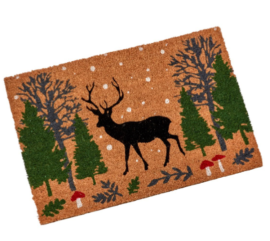 Woodland Deer Door Mat 40 x 60 cm