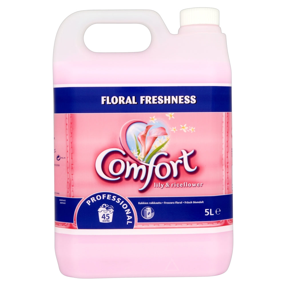 Comfort Lily and Riceflower Fabric Softener 5 Ltr