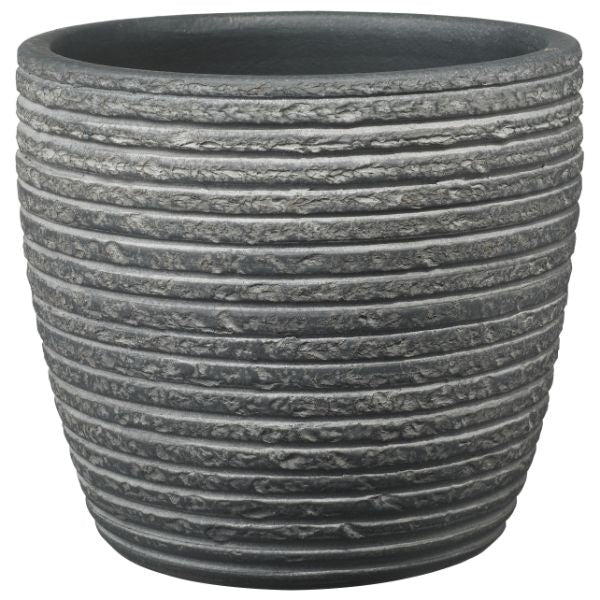 SK Indoor Pot  Porto Wiped Anthracite D17Cm X H15Cm