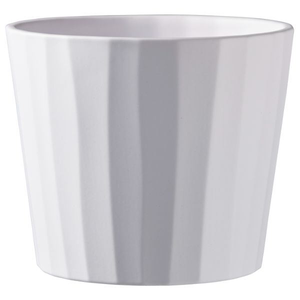 SK Indoor Pot  Umea Matte White D18Cm X H15Cm