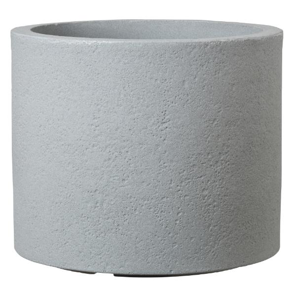 Apta Beton Low Cylinder 30cm Grey Planter