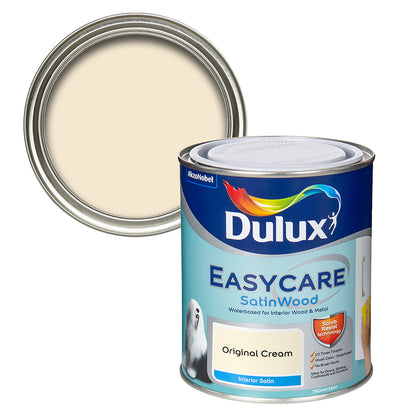 Dulux Easycare Satinwood Original Cream 750Ml