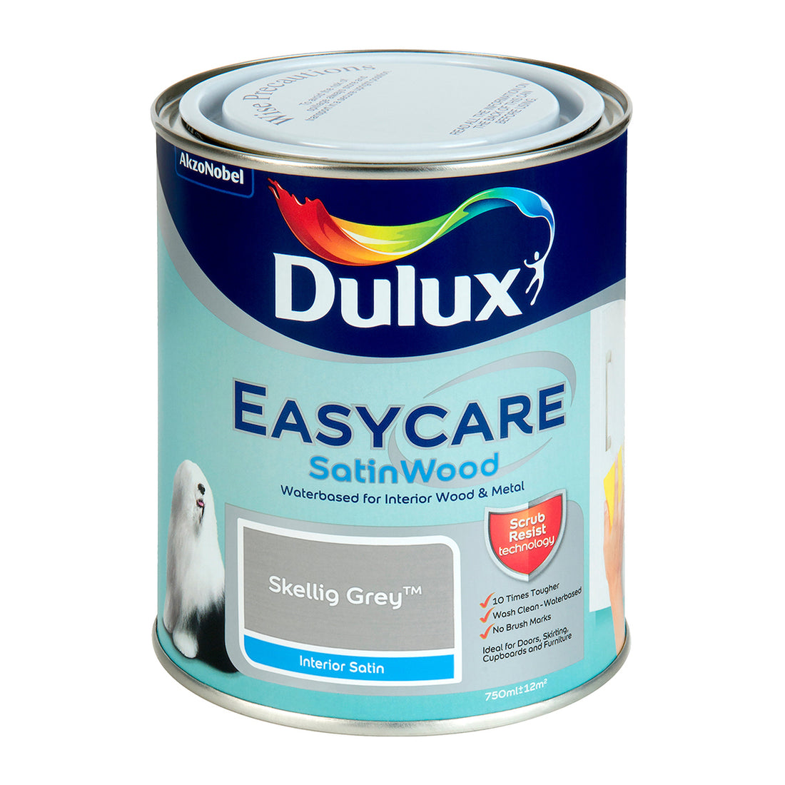 Dulux Easycare Satinwood Skellig Grey 750Ml