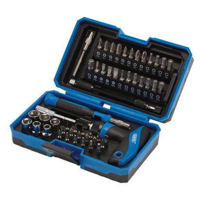 Draper T-Handle Ratchet Screwdriver 53 Piece set