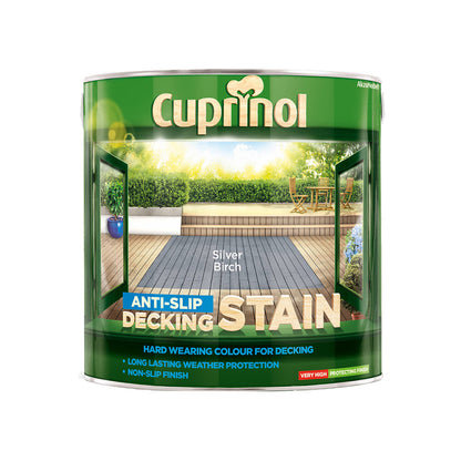 Cuprinol Anti-Slip Decking Stain Silver Birch 2.5L