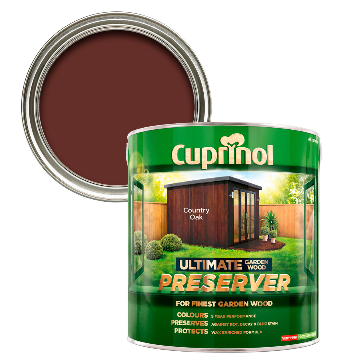 Cuprinol Ultimate Wood Preserver Country Oak 4L